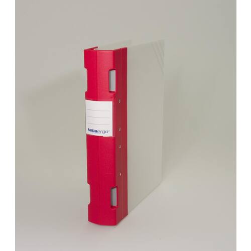 KEBA Gaffelpärm Ergo A4 55mm röd/neutral