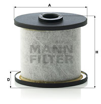 Filter, vevhusventilation MANN-FILTER C 911 x-2