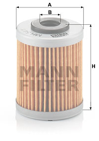 Oljefilter MANN-FILTER MH 54/1