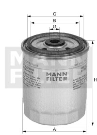 Bränslefilter MANN-FILTER WK 11 051