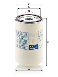 Filter, tryckluft MANN-FILTER LB 719/2
