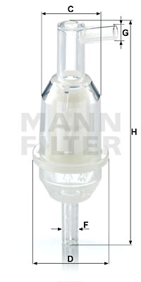 Bränslefilter MANN-FILTER WK 31/5 (10)