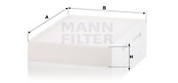 Kupéfilter MANN-FILTER CU 28 016
