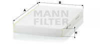 Kupéfilter MANN-FILTER CU 2952