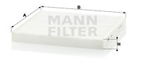 Kupéfilter MANN-FILTER CU 2544