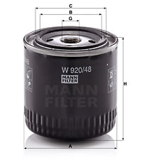 Oljefilter MANN-FILTER W 920/48
