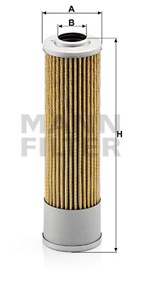 Filter, drifthydraulik MANN-FILTER H 614/3