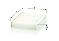 Kupéfilter MANN-FILTER CU 20 013