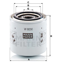 Oljefilter MANN-FILTER W 8030