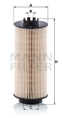 Bränslefilter MANN-FILTER PU 10 022 z