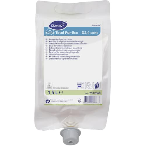 Diversey Allrengöring Total Pur-Eco D2.4 conc refill 1,5l