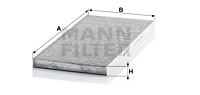 Kupéfilter MANN-FILTER CUK 4594