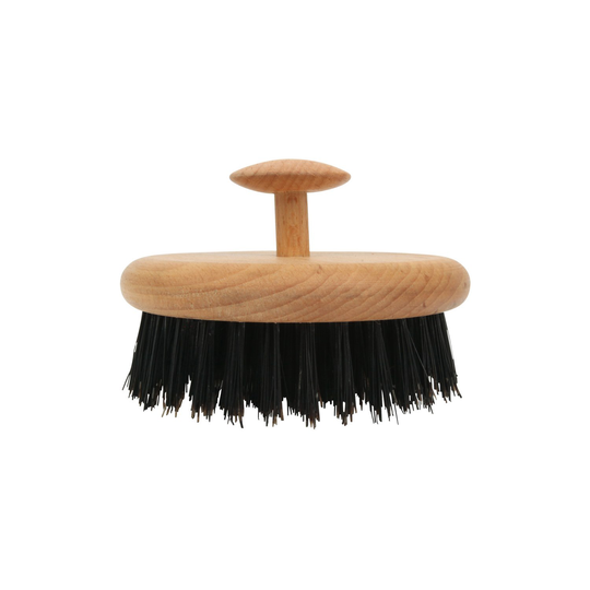 Redecker Rund Hårborste med Knopp & Svinborst, Ø 8,5 cm