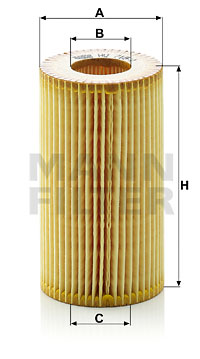 Oljefilter MANN-FILTER HU 718/1 y