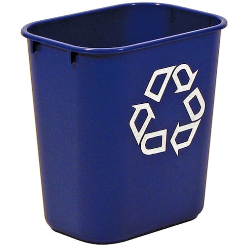 Rubbermaid Commercial Products Papperskorg 12,9 liter 210 x 289 x 310 mm blå