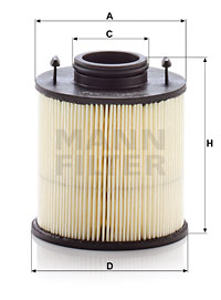 Ureafilter MANN-FILTER U 620/4 y KIT
