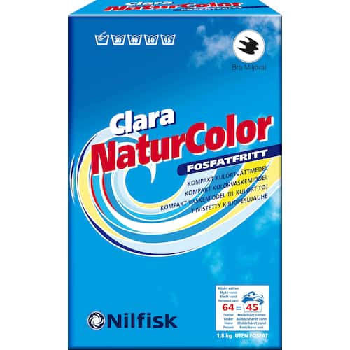 NORDEX Tvättmedel Clara Natur Color 1,8kg