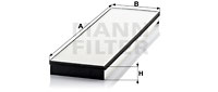 Kupéfilter MANN-FILTER CU 5877