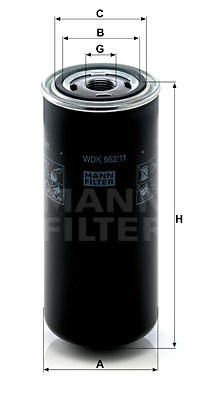 Bränslefilter MANN-FILTER WDK 962/11