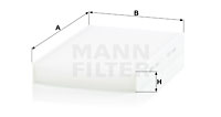 Kupéfilter MANN-FILTER CU 2940