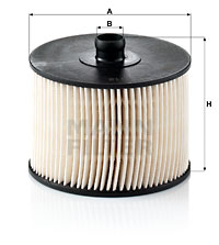 Bränslefilter MANN-FILTER PU 1018 x
