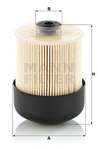 Bränslefilter MANN-FILTER PU 9009 z KIT