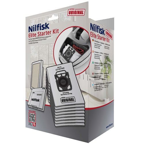 Nilfisk Startkit Elite 8 Poser, 1 Hepa13, 2 Forfiltre Dammsugarpåsar