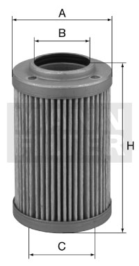 Filter, drifthydraulik MANN-FILTER HD 825/4