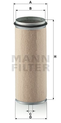 Sekundärluftfilter MANN-FILTER CF 1610