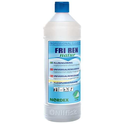 NORDEX Allrengöring, Fri Ren Natur, oparfymerat 1l