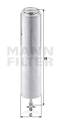 Bränslefilter MANN-FILTER WK 5002 x