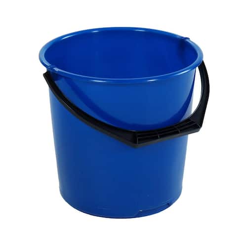 Hink rund blå 10l