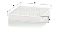 Kupéfilter MANN-FILTER CU 19 014