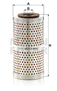 Filter, drifthydraulik MANN-FILTER H 8010