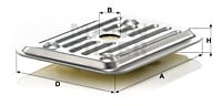 Hydraulikfilter, automatväxel MANN-FILTER H 2019 KIT 1