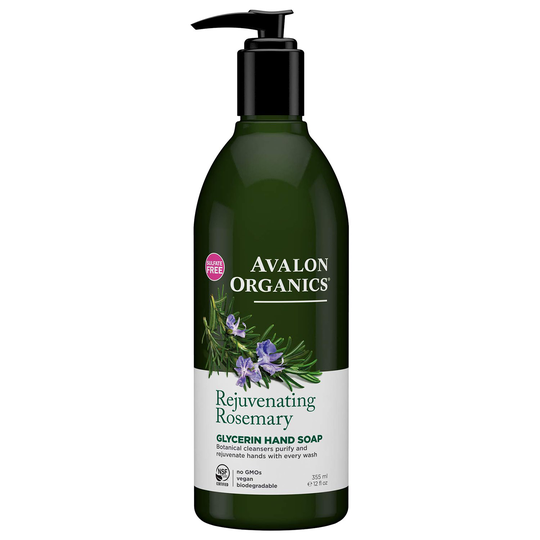 Avalon Organics Rejuvenating Rosemary Glycerin Hand Soap, 355 ml