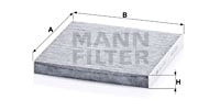 Kupéfilter MANN-FILTER CUK 22 021