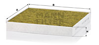 Kupéfilter MANN-FILTER FP 23 024