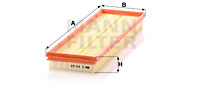 Luftfilter MANN-FILTER C 43 102
