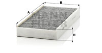 Kupéfilter MANN-FILTER CUK 3240