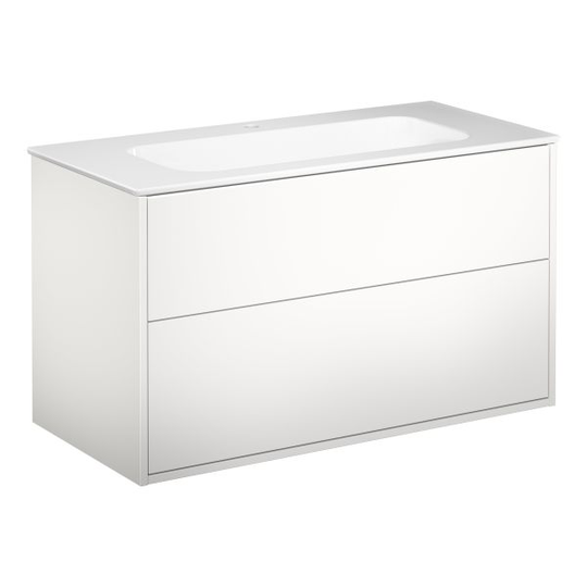 Gustavsberg Artic Kommod 100 cm, med tvättställ, 1 st bl.hål