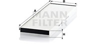 Kupéfilter MANN-FILTER CU 4662