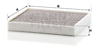 Kupéfilter MANN-FILTER CUK 2143