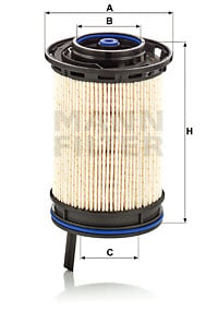 Bränslefilter MANN-FILTER PU 10 011 z
