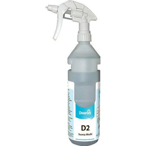 Suma Multi-conc D2 Conc, sprayflaska för kemiska lösningar med etikett, 750 ml