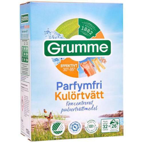 Grumme Tvättmedel Kulörttvätt 1120g