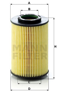 Oljefilter MANN-FILTER HU 822/5 x
