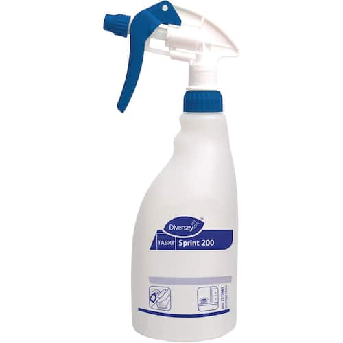 Taski Sprayflaska för kemisk användning, Sprint 200 E1b-etikett för koncentrerad rengöringsvätska 500ml