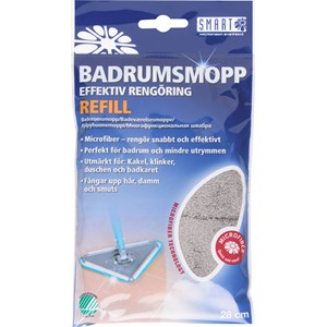 Badrumsmopp Smart Microfiber Refill, 28 cm