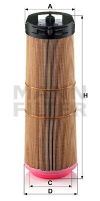 Luftfilter MANN-FILTER C 12 133